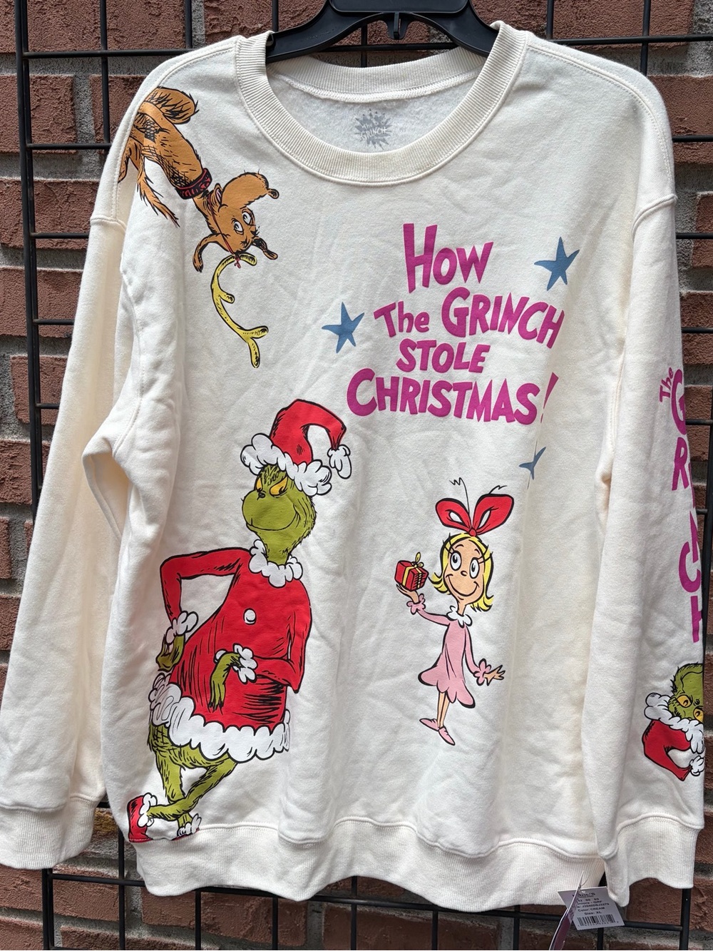 How The Grinch Stole Christmas! Cream Graphic Sweatshirt